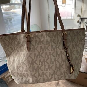 Michael Kors Tan Signature Tote